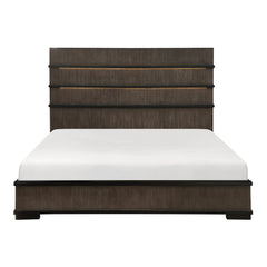 Acworth Brown Eastern King Bed - Ornate Home