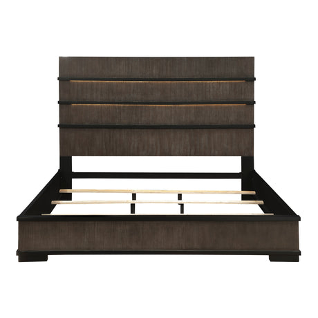 Acworth Brown Queen Bed - Ornate Home