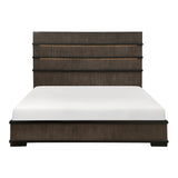 Acworth Brownish-Gray/Black 4-Piece Queen Bedroom Set - Ornate Home