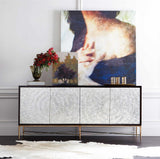 Adagio Espresso/White/Cream Buffet - Ornate Home