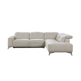 Adahlia Sand 2-Piece Power Reclining Sectional with Right Chaise - Ornate Home