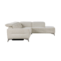 Adahlia Sand 2-Piece Power Reclining Sectional with Right Chaise - Ornate Home