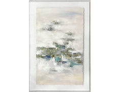 Adair 3 Green/Silver Wall Art - Ornate Home