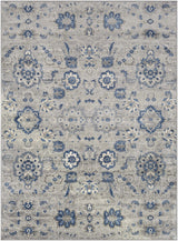 Adairsville Blue Floral Area Carpet - Clearance - Ornate Home
