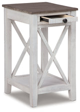 Adalane White & Gray Accent Table (Online Special Price) - Ornate Home
