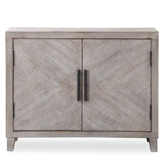 Adalind White Washed Accent Cabinet - Ornate Home