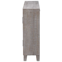Adalind White Washed Accent Cabinet - Ornate Home