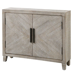Adalind White Washed Accent Cabinet - Ornate Home