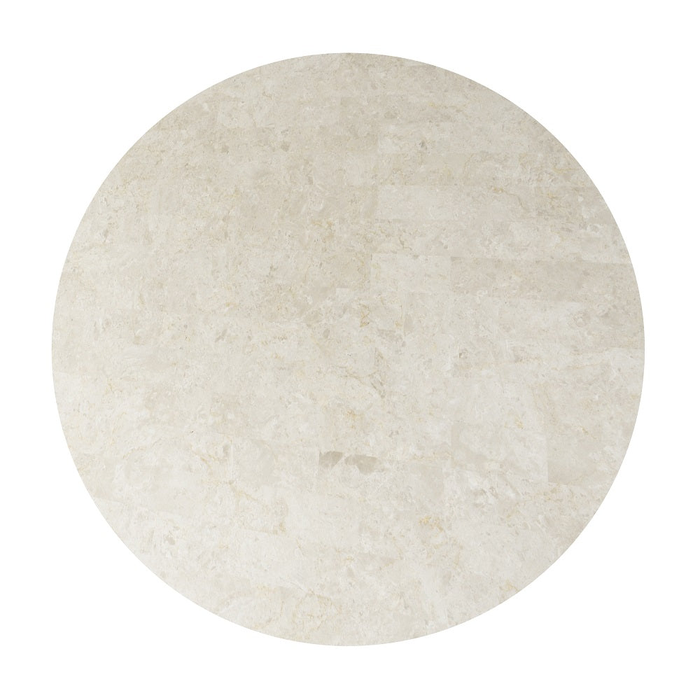 Adalynn Gray Round Dining Table W/Marble Top - Ornate Home