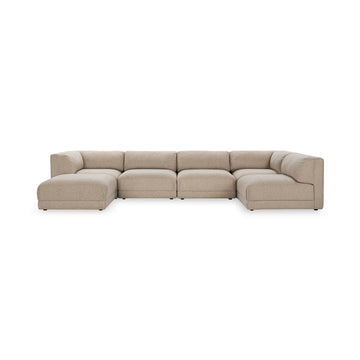 Adalynne Buttermilk 6 Piece Sectional - Ornate Home