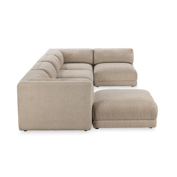 Adalynne Buttermilk 6 Piece Sectional - Ornate Home