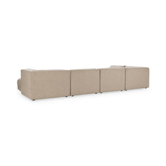 Adalynne Buttermilk 6 Piece Sectional - Ornate Home