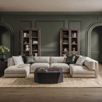 Adalynne Buttermilk 6 Piece Sectional - Ornate Home