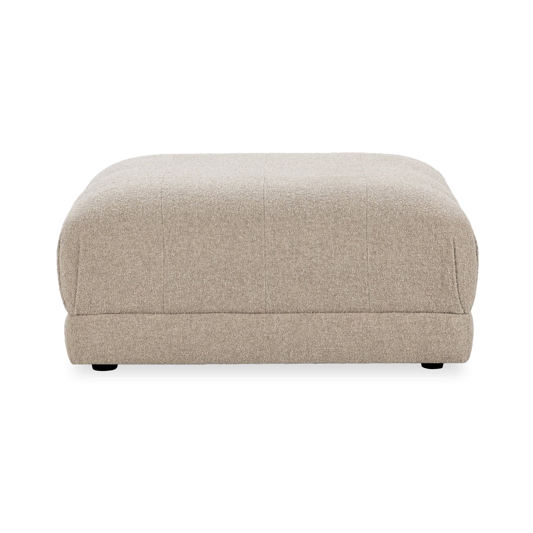 Adalynne Buttermilk Ottoman - Ornate Home