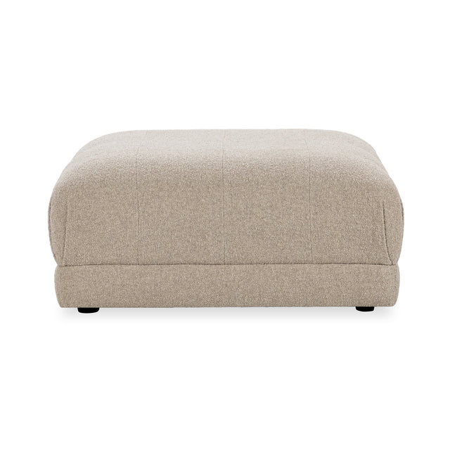 Adalynne Buttermilk Ottoman - Ornate Home