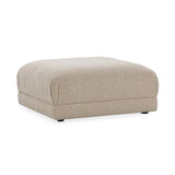 Adalynne Buttermilk Ottoman - Ornate Home