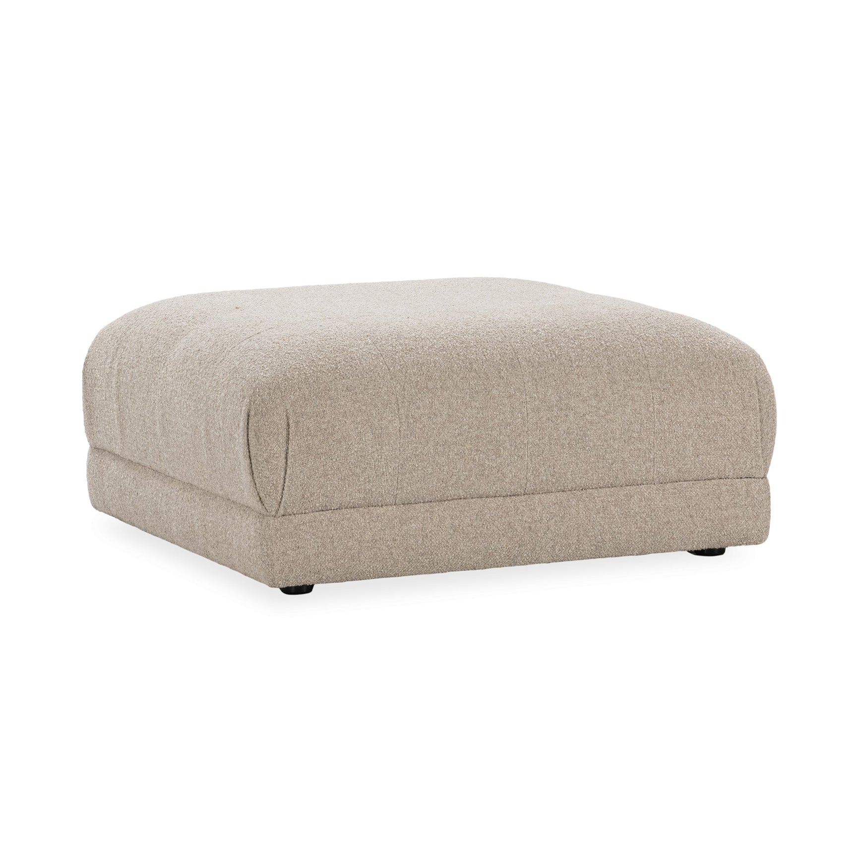 Adalynne Buttermilk Ottoman - Ornate Home