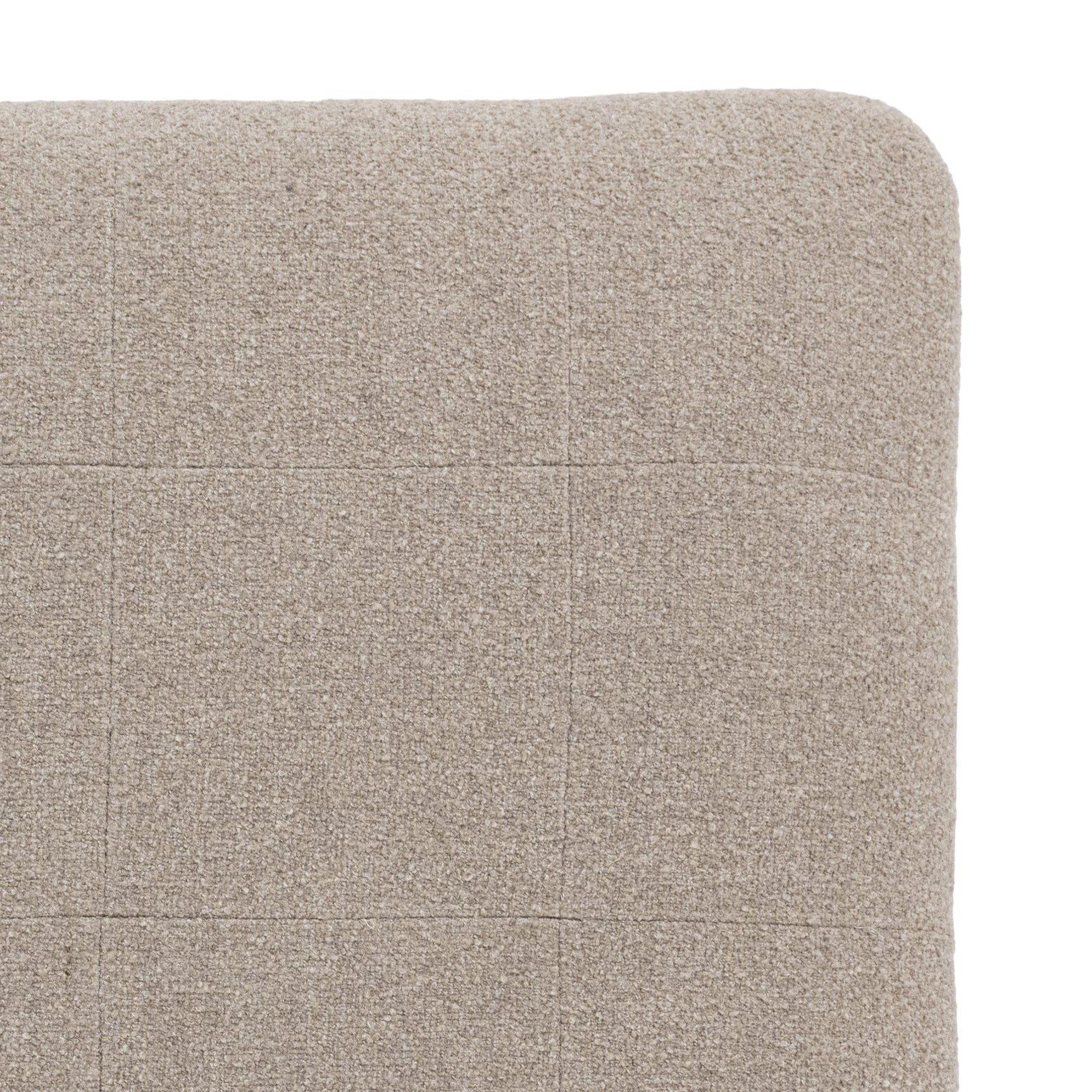 Adalynne Buttermilk Ottoman - Ornate Home