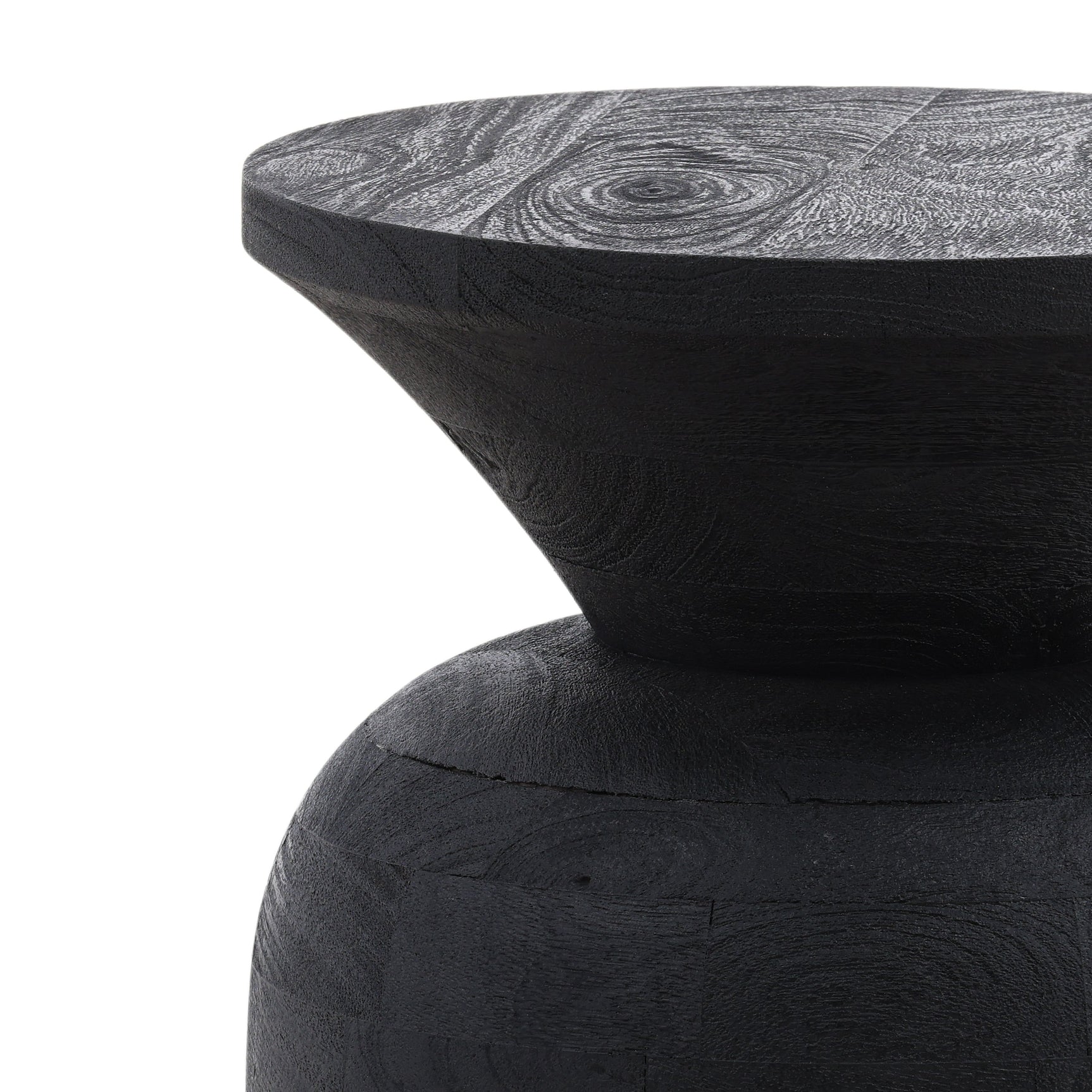 Adam Black Side Table - Ornate Home