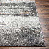 Adam Gray Abstract Area Rug - Clearance - Ornate Home