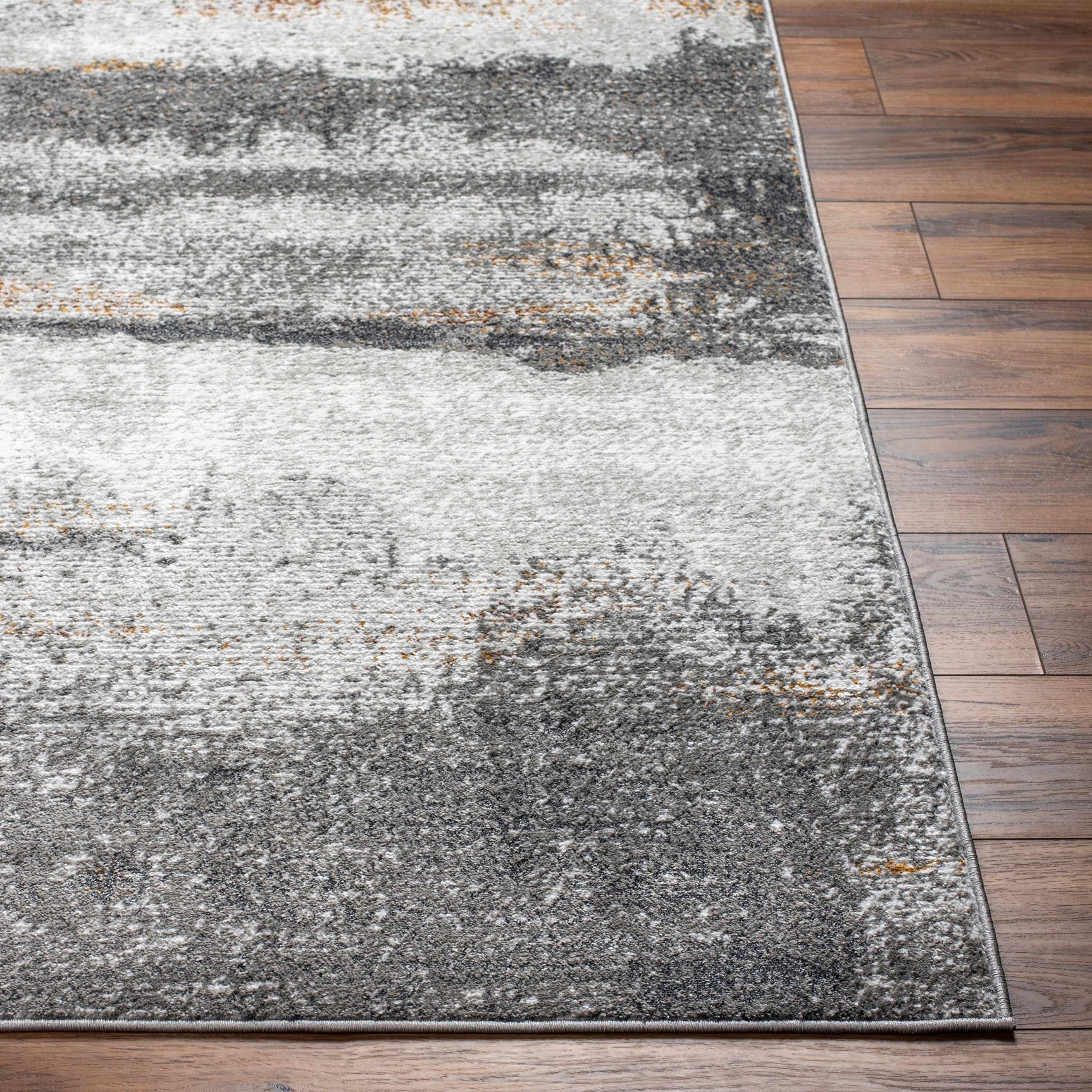 Adam Gray Abstract Area Rug - Clearance - Ornate Home