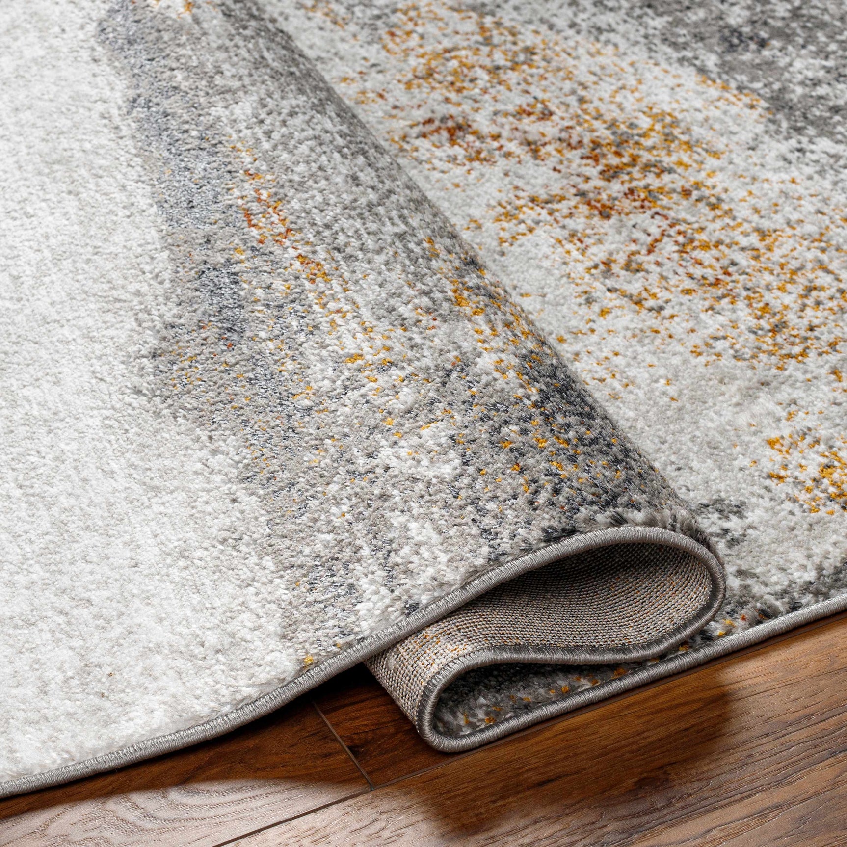 Adam Gray Abstract Area Rug - Clearance - Ornate Home