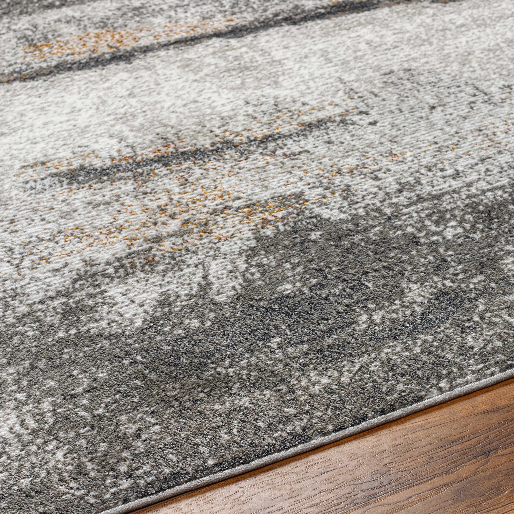 Adam Gray Abstract Area Rug - Clearance - Ornate Home