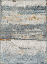 Adam Gray Blue Abstract Area Rug - Ornate Home