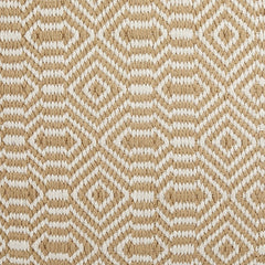 Adamont Tan/Ivory Pouf - Ornate Home
