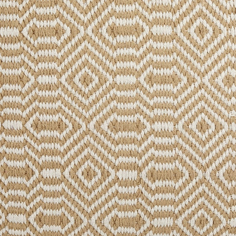 Adamont Tan/Ivory Pouf - Ornate Home