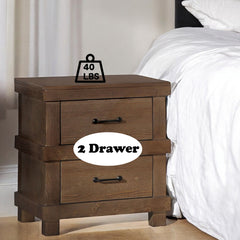 Adams Antique Oak Nightstand - Ornate Home