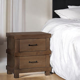 Adams Antique Oak Nightstand - Ornate Home