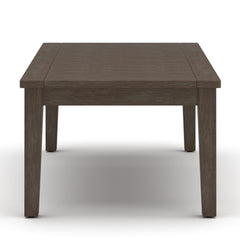 Adams Lane Dark Brown/Beige Outdoor Coffee Table - Ornate Home