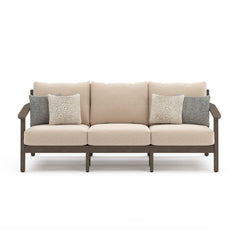 Adams Lane Dark Brown/Beige Outdoor Sofa - Ornate Home