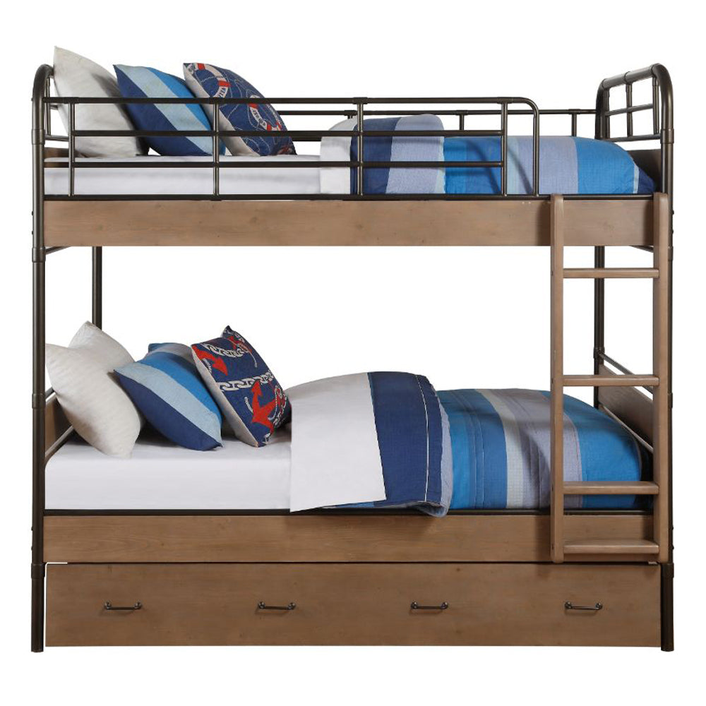 Adams Twin/Twin Bunk Bed & Trundle - Ornate Home