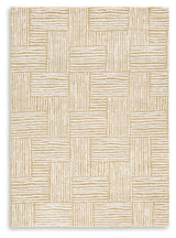 Adanmund Beige/Caramel 5' x 7' Rug - Ornate Home
