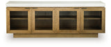 Adanworth Light Brown/Gray Accent Cabinet (Online Special Price) - Ornate Home