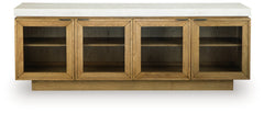 Adanworth Light Brown/Gray Accent Cabinet - Ornate Home