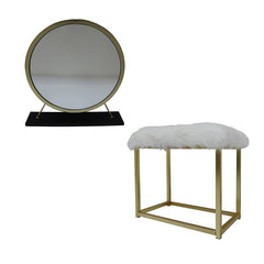 Adao Black Vanity Mirror - Ornate Home