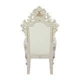 Adara Antique White Arm Chair (Set-2) - Ornate Home