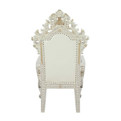 Adara Antique White Arm Chair (Set-2) - Ornate Home