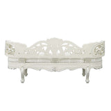 Adara Antique White Bench - Ornate Home