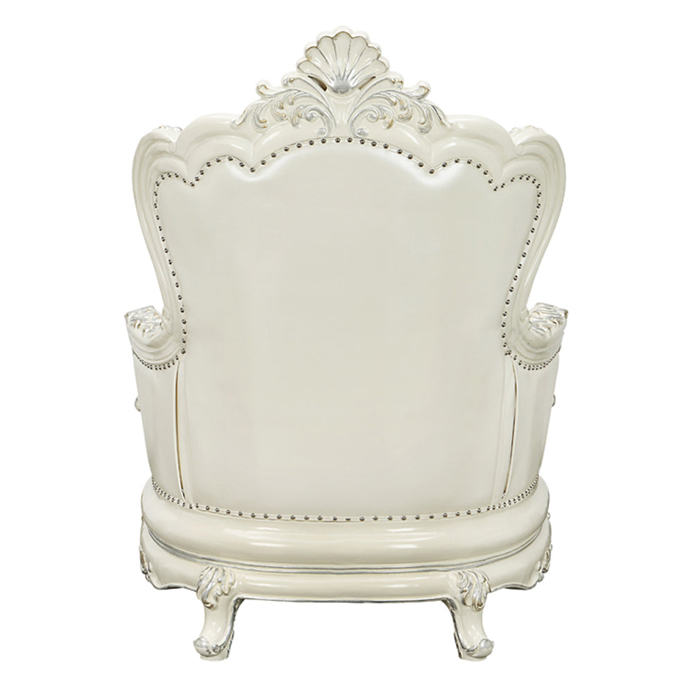 Adara Antique White Chair - Ornate Home
