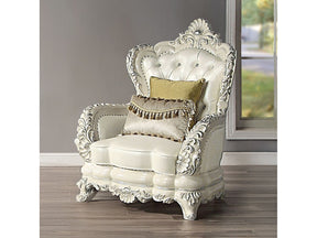 Adara Antique White Chair - Ornate Home