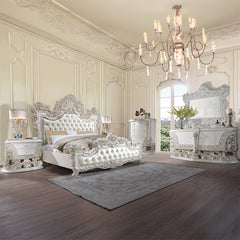 Adara Antique White Chest - Ornate Home