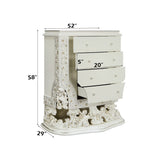 Adara Antique White Chest - Ornate Home