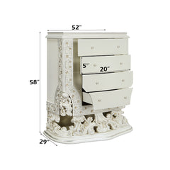 Adara Antique White Chest - Ornate Home