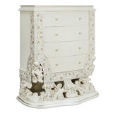 Adara Antique White Chest - Ornate Home