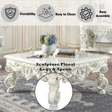 Adara Antique White Coffee Table - Ornate Home