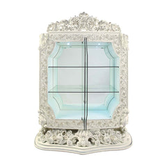 Adara Antique White Curio - Ornate Home